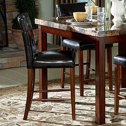 ETHAN HOME Hutton Faux Leather Counter Height Stool (Set of 2)