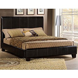 Tuscany Villa Dark Brown Upholstered Full-size Bed