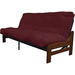 Boston Walnut Finish Full Frame/ Premier Mattress Futon Set