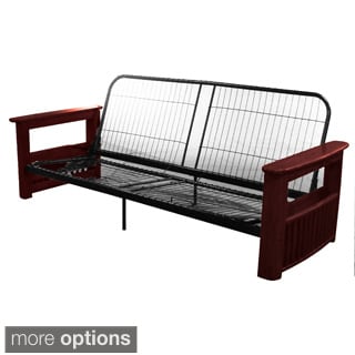 Hot Deal Columbus Queen or Full-size Storage Arm Futon Frame