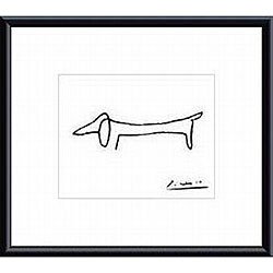 Pablo Picasso 'The Dog' Metal Framed Art Print