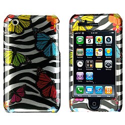 iPhone 3G 3GS Butterfly Zebra Design Case