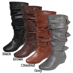 Journee Collection Women's 'Bamboo' Slouchy Boots