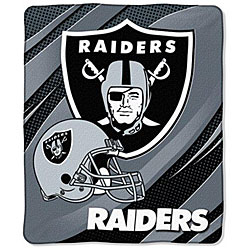 Oakland Raiders Blanket 50x60 Raschel Jersey Design ...