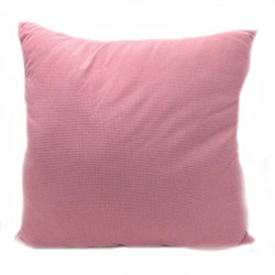 Curry 24-inch Pink/ White Gingham Floor Pillow.