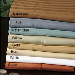 Majestic 300 Thread Count Woven Stripe Queen Sheet Set