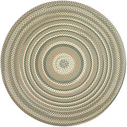 Watch Hill Sage Braided Rug (8' Round)