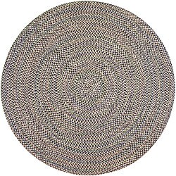 Smithfield Navy Indoor/ Outdoor Braided Rug (8' Round)