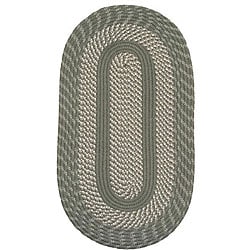 Middletown Slate Indoor/ Outdoor Braided Rug (5' x 8' Oval)