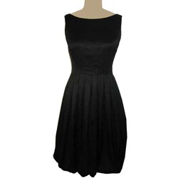 Maggy London Women's Black Stretch Satin Dress