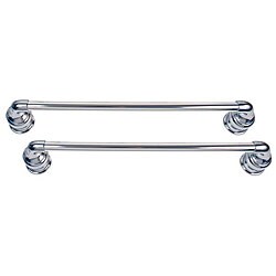 Moen Chrome Decorator 18-inch Towel Bars (Set of 2)