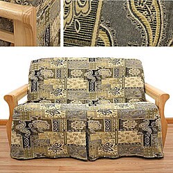 Full-size Casablanca Skirted Futon Slipcover