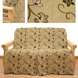 Full-size Charlotte Skirted Futon Slipcover