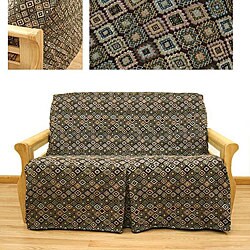 Western Skirted Futon Slipcover (Full-size)