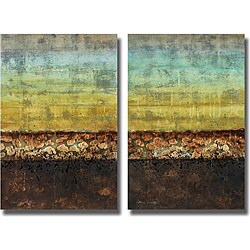 Lanie Loreth 'Subterranean I & II' 2-piece Canvas Art