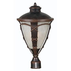 Fortress Medium Post Lantern