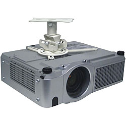 Mustang Universal White Steel Projector Ceiling Mount Accessory