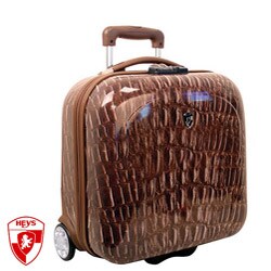 Heys eCase Exotic Crocodile Rolling Laptop Case