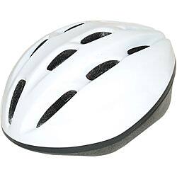 Adult White 1500 ATB Bicycle Helmet (58-62 cm)-Image