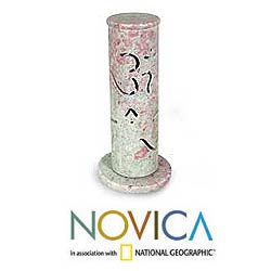 Soapstone 'Serenity' Incense Holder (India)