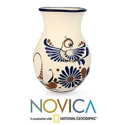 Ceramic 'Spring Empire' Vase (Mexico)