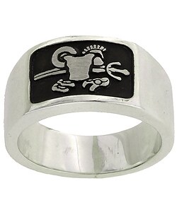 Sterling Silver 'Armor of God' Band Ring