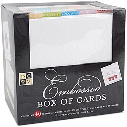 Embossed Square Cards