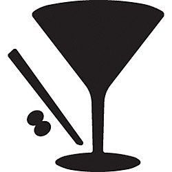 Paper Shapers Cocktail Glasses Medium Paper Punch