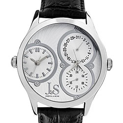 Joshua & Sons Men's Quartz Dual Time Watch