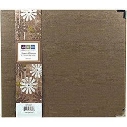 We R Linen 12x12 Hazelnut 3-ring Binder