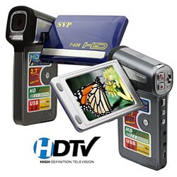 SVP T628 2.7-inch 720p HD Widescreen Blue Camcorder