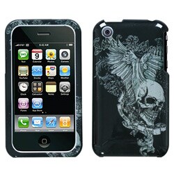 Apple iPhone 3G/3GS Skull Wing Deluxe Protector Case