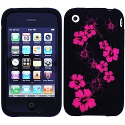 Apple iPhone 3G/3GS Laser-cut Hibiscus Skin Case