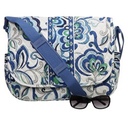 Vera Bradley 'Mediterranean White' Messenger Bag