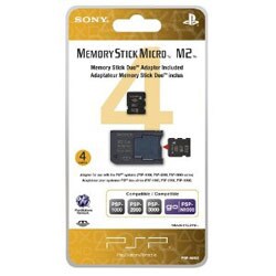 PSP - Memory Stick Pro Duo (4GB) - By Sony Computer Entertainment