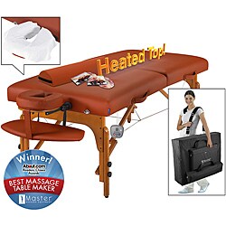 Master Massage Santana Therma Top 31-inch LX Massage Table with Accessories