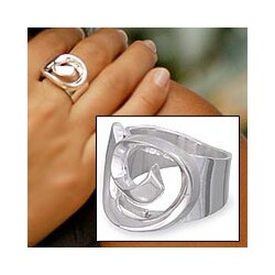 Sterling Silver 'Soul's Inception' Ring (Mexico)