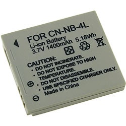 NB-4L Lithium-ion Battery For Canon Camera (3 Pack)