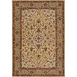 Hand-knotted Mandara Rug (5' x 7'6)