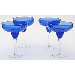 Certified International Cobalt Bubble 12-oz Margarita Glasses (Set of 8)