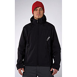 Volkl Men's Soft Shell Black Hooded Jacket 