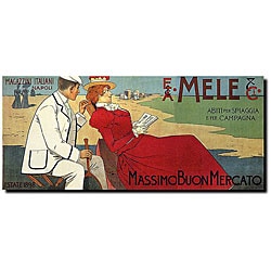 Leopoldo Metlicovitz 'Mele' Canvas Art