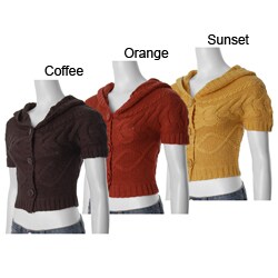 CiSono by Adi Junior's Short-sleeve Hooded Crop Sweater