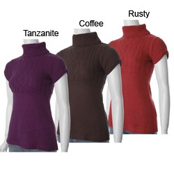 CiSono by Adi Junior's Cable Knit Turtleneck Sweater