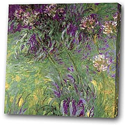 'Little Purple Flower' Giclee Print Canvas Art