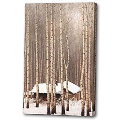'White Forest' Giclee Print Canvas Art