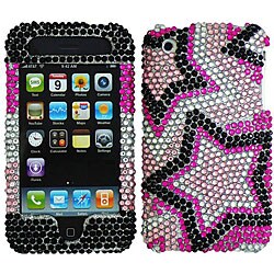 iPhone 3G/3GS Twin Stars Rhinestone Diamond Case