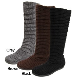Glaze by Adi Women's Slouchy Knit Boots
