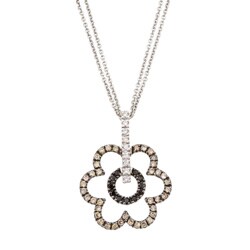 Encore by Le Vian 18k Gold 5/8ct TDW Brown/ White Diamond Necklace (J, I1)