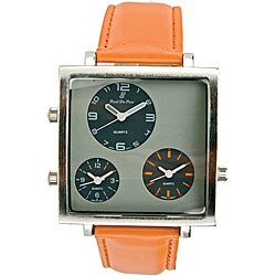 Paul du Pree Men's Triple Time Read Watch